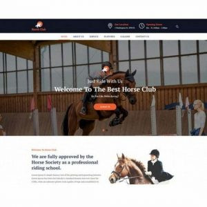 Horse Club - HTML Template