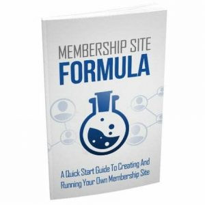 Membership Site Formula - eBook with Resell Rights